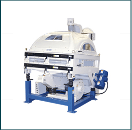 rod type destoner, vibratory destoner, double-deck destoner, mini rice destoner. This destoner removes the stones, mud or similar in size or shape impurities from the rice, wheat, paddy, coffee, rice milling machine, rice mill machine, rice mill